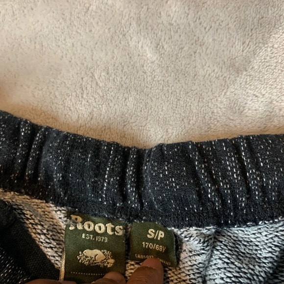 Black salt and pepper roots sweatpants - Picture 2 of 2